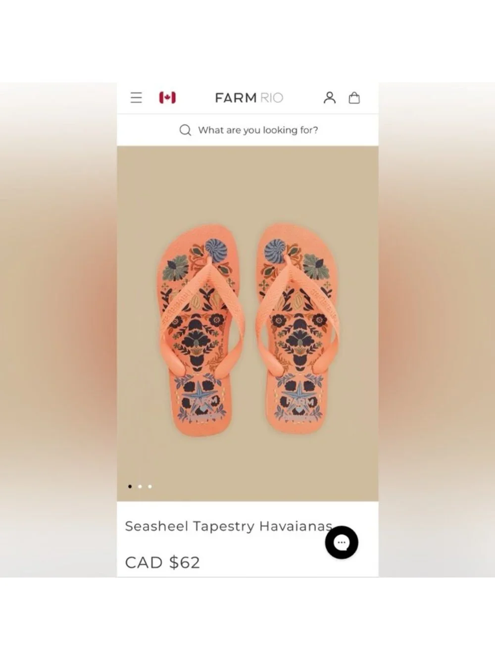 NWT Size 9/10 - Havaianas X Farm Rio Flora Tapestry Flip Flops - Picture 8 of 16